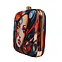Woman Multipattern Women Portrait Printed Clutch