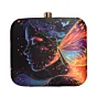 Women Multicolored Butterfly Women Printed Clutch