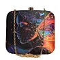 Women Multicolored Butterfly Women Printed Clutch