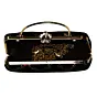 Women Dark Green Embroidery Party Clutch
