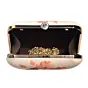 Women Floral Lady Portrait Printed Clutch