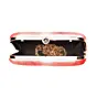 Women Pink Flow Art Printed Clutch