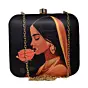 Indian Woman Portrait Clutch