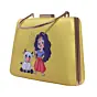 Women Yellow Durga Printed Clutch