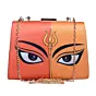 Women Multicolor Durga Printed Clutch