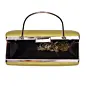 Women Yellow Durga Printed Clutch