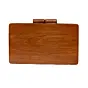 Women Colourful Wooden Printed Clutch