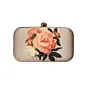 Woman Floral Printed Clutch