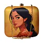 Women Yellow Pretty Woman Portrait Clutch