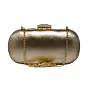 Women Metallic Gold Shimmery Party Clutch