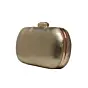 Women Metallic Gold Shimmery Party Clutch