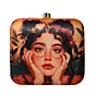 Enchanting Woman Portrait Clutch