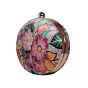 Women Pink Floral Printed Oval Clutch