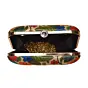 Women Beige Flower And Bird Printed Clutch