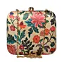 Women Red And Pink Floral Printed Clutch