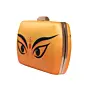 Women Durga Eyes Yellow Printed Clutch