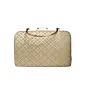Women Golden Silk Brocade Party Clutch