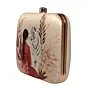 Women With White Tiger Printed Clutch