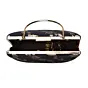 Women Black And Golden Floral Brocade Party Clutch