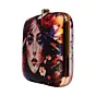 Woman Portrait Printed Clutch