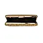 Women Gold Gravel Stone Metallic Evening Clutch