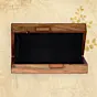 Women Birds Wooden Printed Clutch