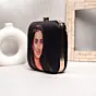 Women Black Portrait Caricature Personalised Clutch