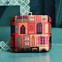 Women Mughal Doors Printed Clutch