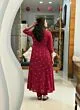 Women’s Plus Size Rayon Viscose Printed Embroidered Anarkali Kurta with Pant & Dupatta