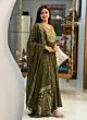  Women’s Rayon Plus Size Embroidered Anarkali Kurta with Pant & Dupatta ,Ethnic Kurti Set with Embroidery | 