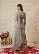 Off White Printed Straight Kurta Set With Dupatta for Women