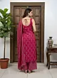 Pink Printed Straight Kurta Set With Dupatta for Women
