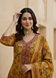 Yellow Anarkali Kurta Set With Dupatta for Women