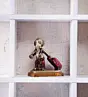 Golden and Brown Brass Ganesha Idol Carrying Happiness Around The World Showpiece