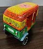Auto Ricksaw Vehicle Wooden Toys Handmade Handpainted Push and Pull Toys for Kids Boys and Girls Handicraft Items for Home Decor