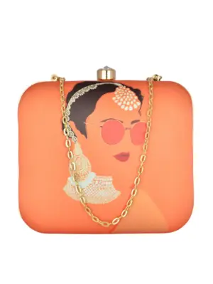 Goggle Indian Women Printed Clutch