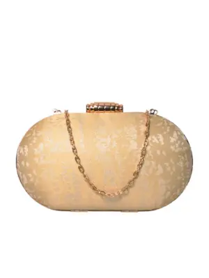 Woman Beautiful Beige Clutch