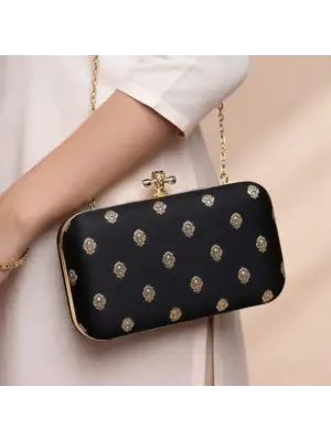 Women Royal Night Bloom Evening Clutch