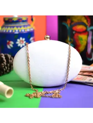 Women DIY Clutch in Oval Shape