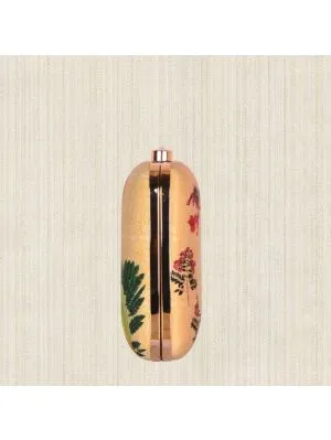 Women Floral Door Print Clutch