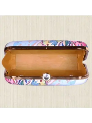 Women Floral Printed Clutch