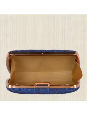 Women White Elephant Print Clutch
