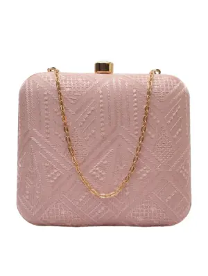 Women Shades of Pink Clutch