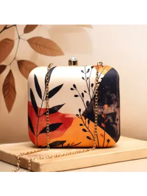 Women Art Printed Clutch