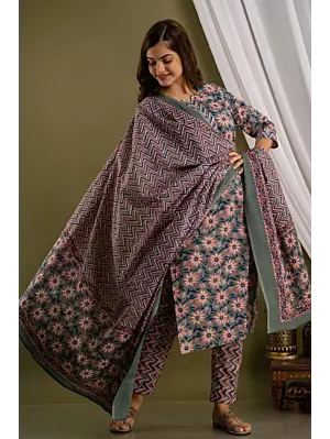 Indian cotton kurta set USA, salwar kameez online USA, Plus Size Ethnic fashion