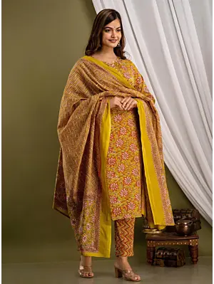 Indian cotton kurta set USA, salwar kameez online USA, cotton suit women USA, Indian clothing online USA