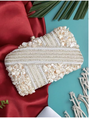 Stone Embedded Women Luxury Clutch