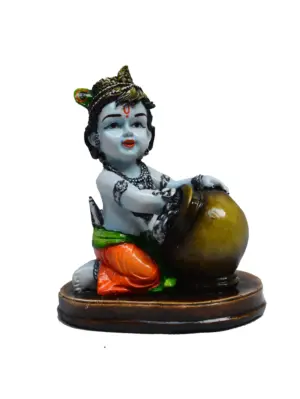 Decorative Showpiece Makhan Chor/Baal Krishna Idol
