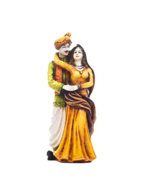 Handicraft Showpiece Home Decor Rajasthani Man and Women Statue Decorative Gift