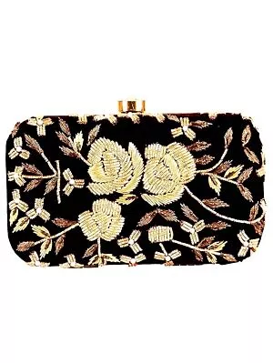 Women Designer Stylish Embellished Clutch Purse